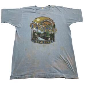 Vintage Rare 1979 Opryland Nashville Blue T-Shirt, Size S/M